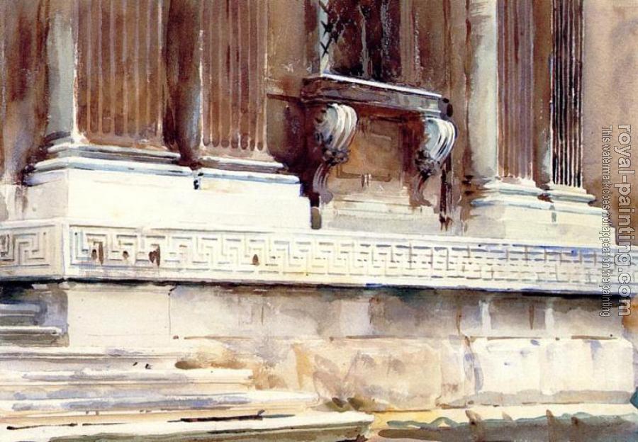 John Singer Sargent : Base of a Palace II